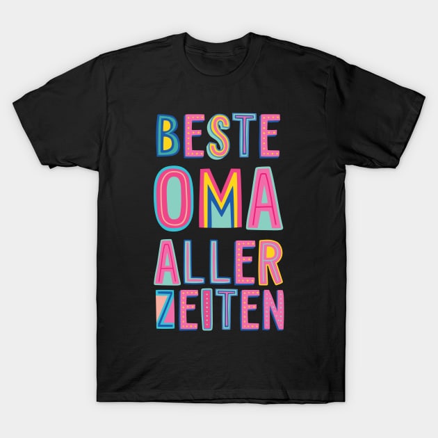 Beste Oma aller Zeiten Geschenk T-Shirt by BetterManufaktur